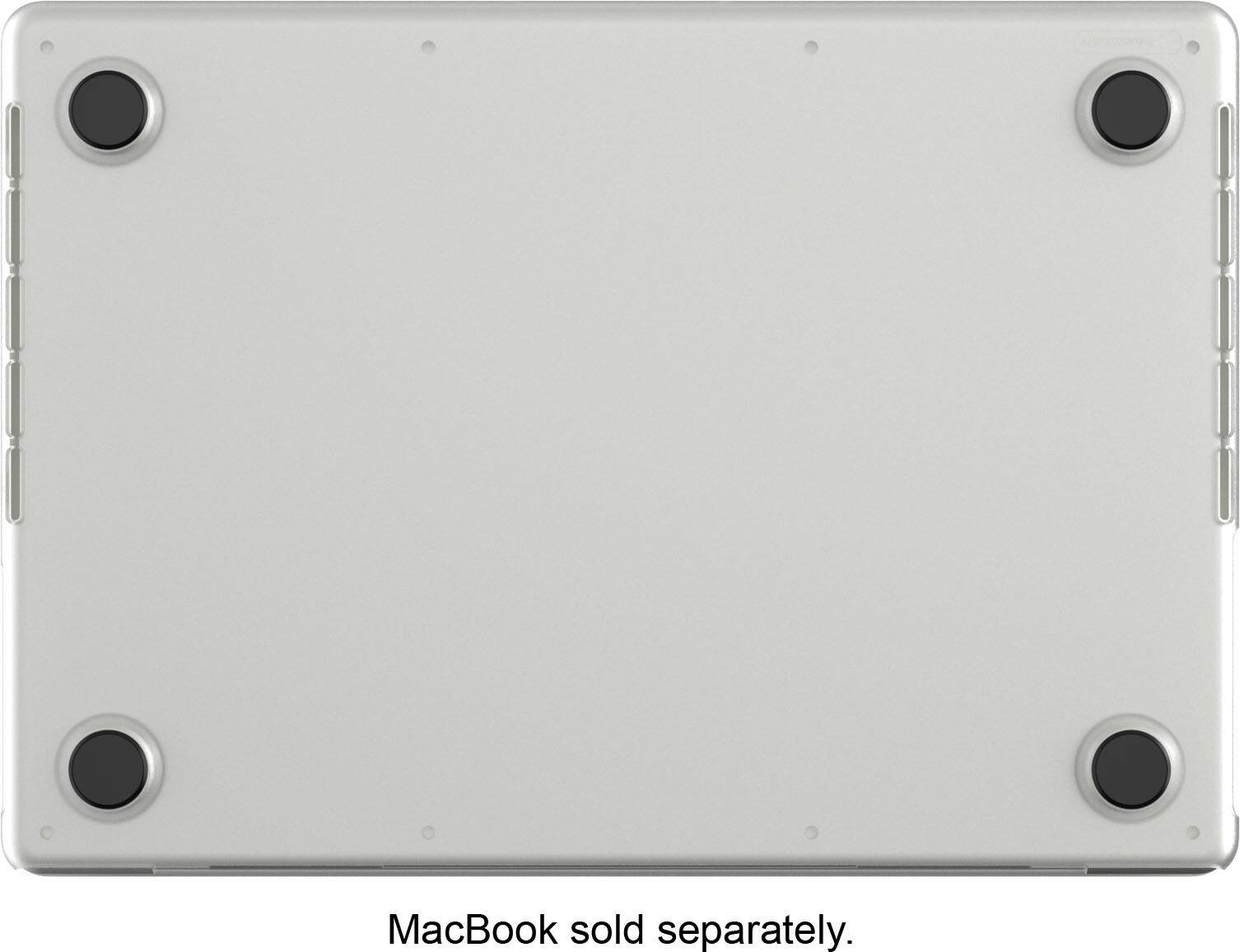 The text on the image reads "MacBook sold separately."