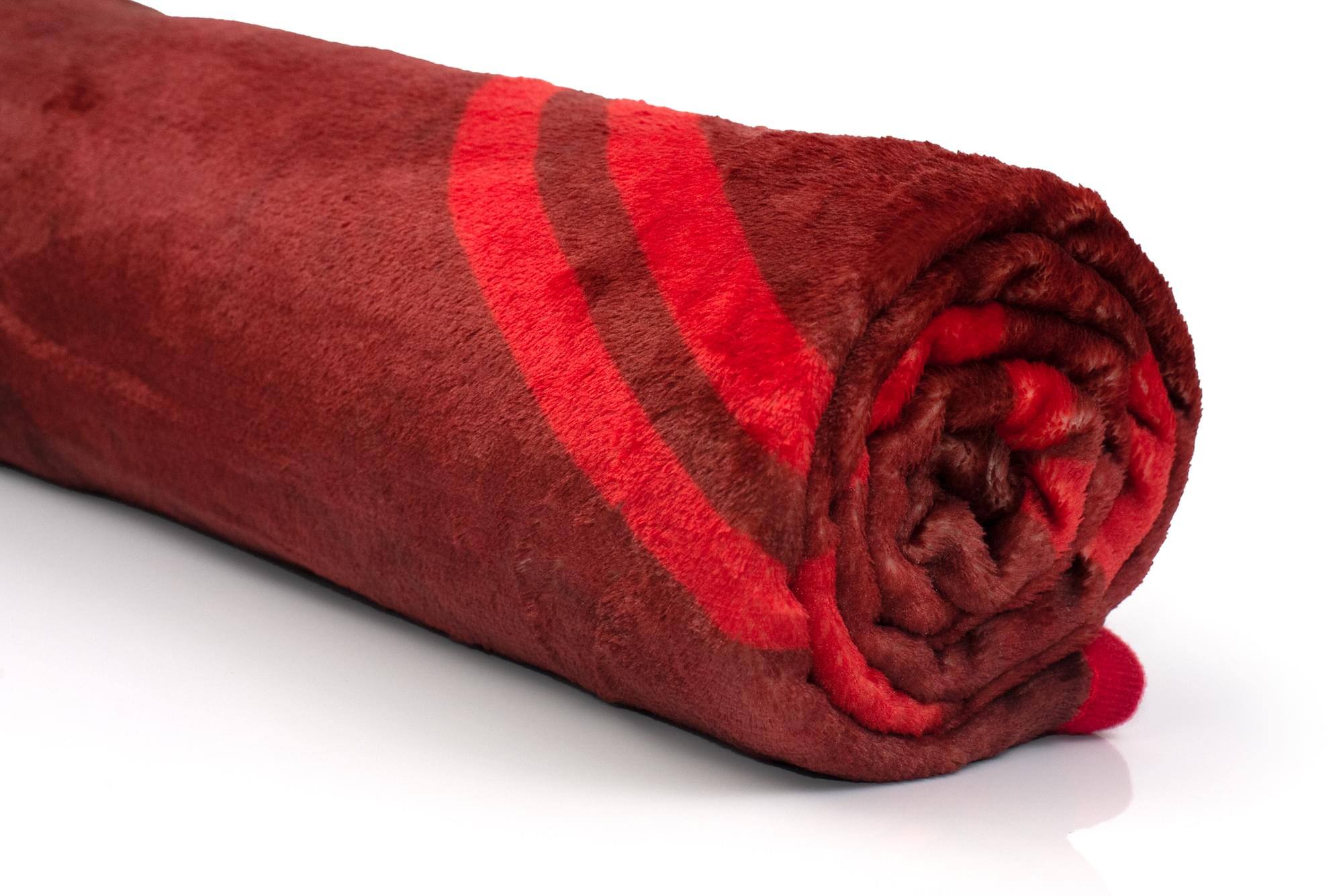 Alt View 1. Just Funky - The Elder Scrolls Skyrim Dark Brotherhood Fleece Throw Blanket | 60 x 45 Inches - Red.