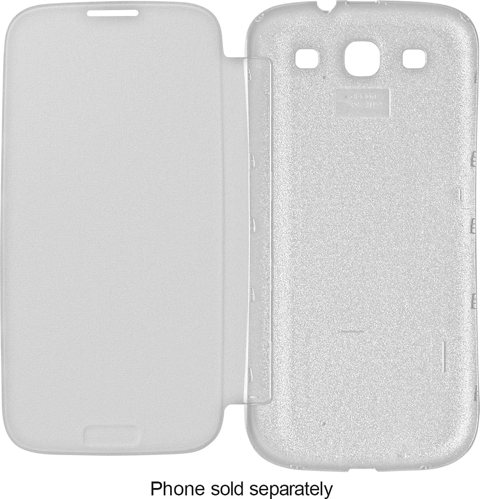 Customer Reviews Flip Cover For Samsung Galaxy S Iii Cell Phones White Efc 1g6fwegsta Best Buy 6468