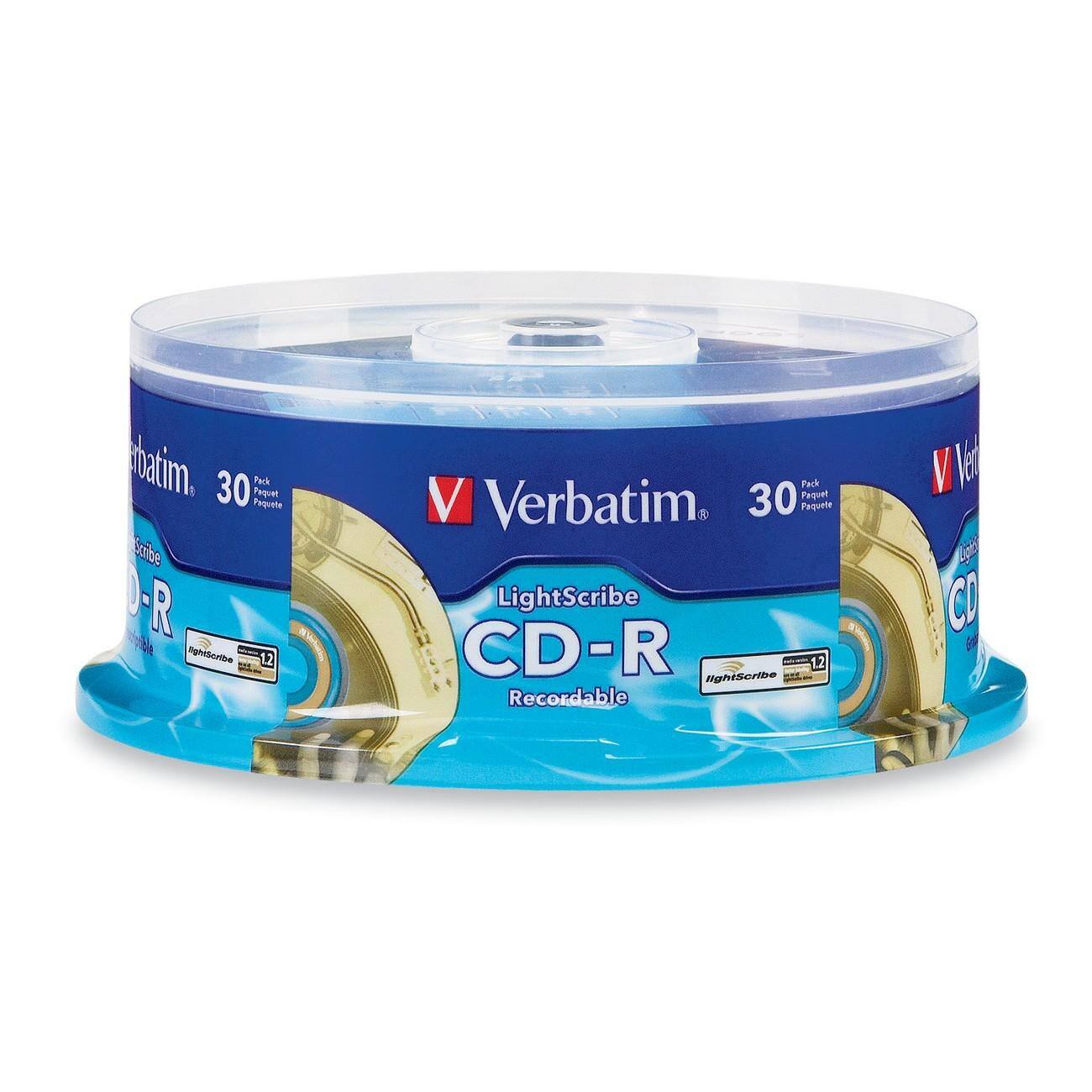 Alt View Standard 20. Verbatim - CD Recordable Media - CD-R - 52x - 700 MB - 30 Pack Spindle.