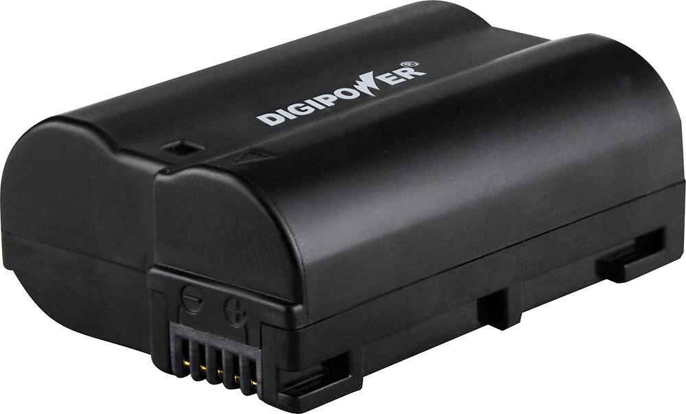 Front. Digipower - 7.4V Lithium-Ion Battery for Nikon 1 V1, D7000, D800, D800E and D600 Cameras - Black.