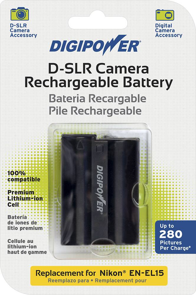 Customer Reviews: Digipower 7.4v Lithium-ion Battery For Nikon 1 V1 