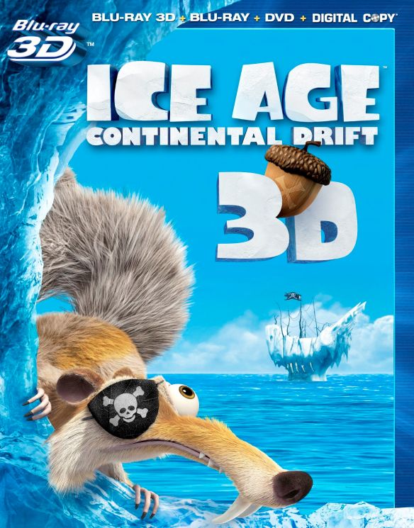  Ice Age: Continental Drift 3D [3 Discs] [Includes Digital Copy] [3D] [Blu-ray/DVD] [Blu-ray/Blu-ray 3D/DVD] [2012]