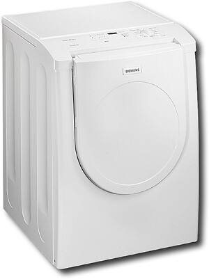 Angle Standard. Siemens - ultraSense™ 6.1 Cu. Ft. 11-Program Gas Dryer - White.