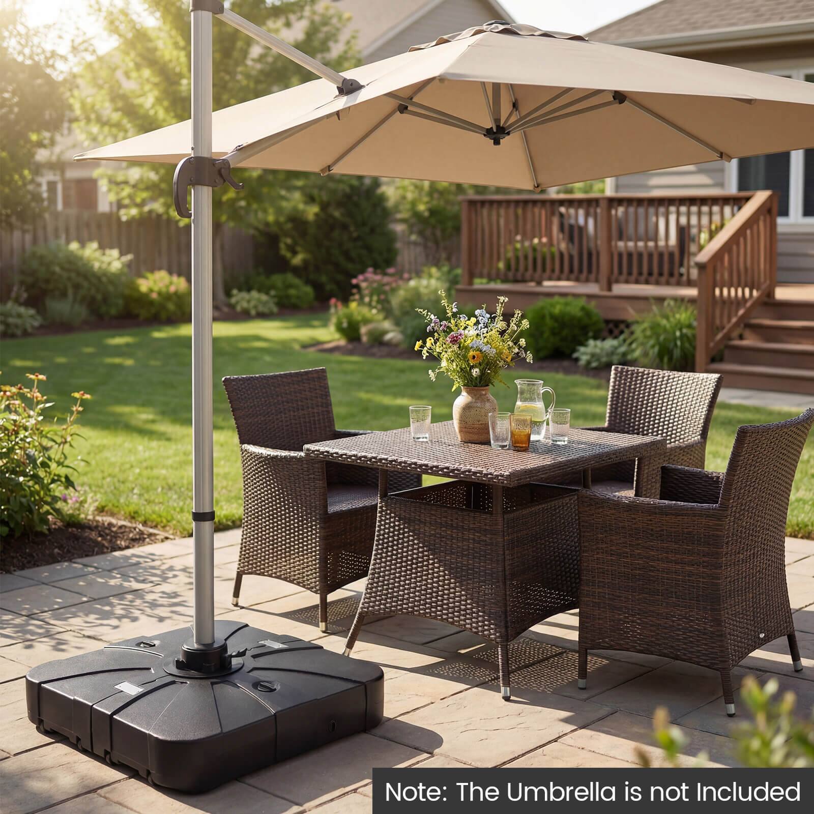 Note: The Umbrella is not Included