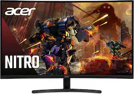 Acer - Refurbished Excellent - Nitro 32" VA Monitor 2560x1440 75Hz ED323QUZ1bmiprx