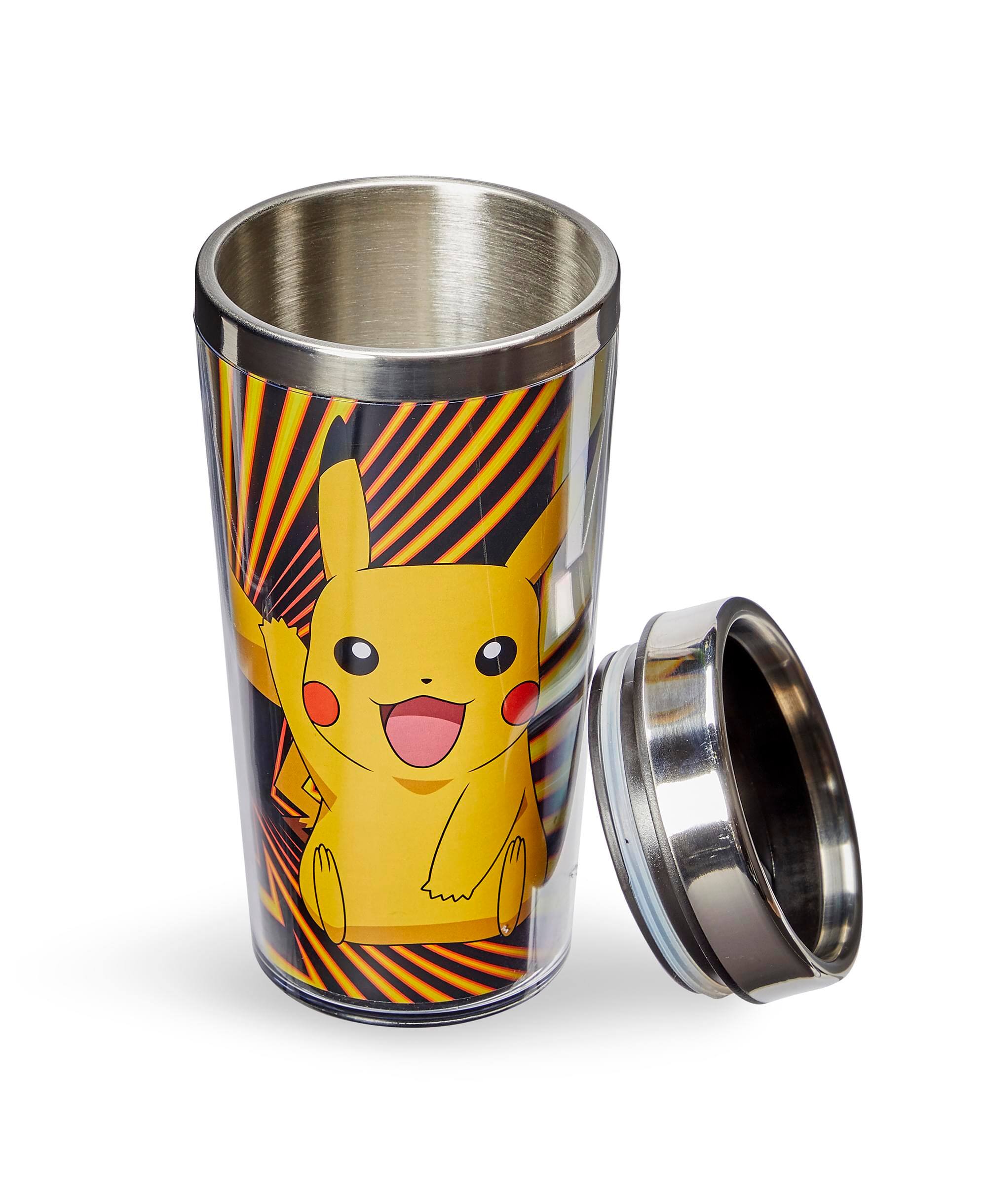 Alt View 10. Pokémon - Pokemon Pikachu Travel Mug - 16oz BPA-Free Car Tumbler with Spill-Proof Lid - Yellow.