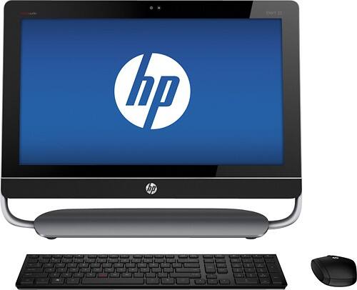 Front Standard. HP - 23" All-In-One Computer - 6GB Memory - 1.5TB Hard Drive.