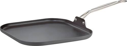 Angle. Cuisinart - Chef's Classic 11" Square Griddle - Black.