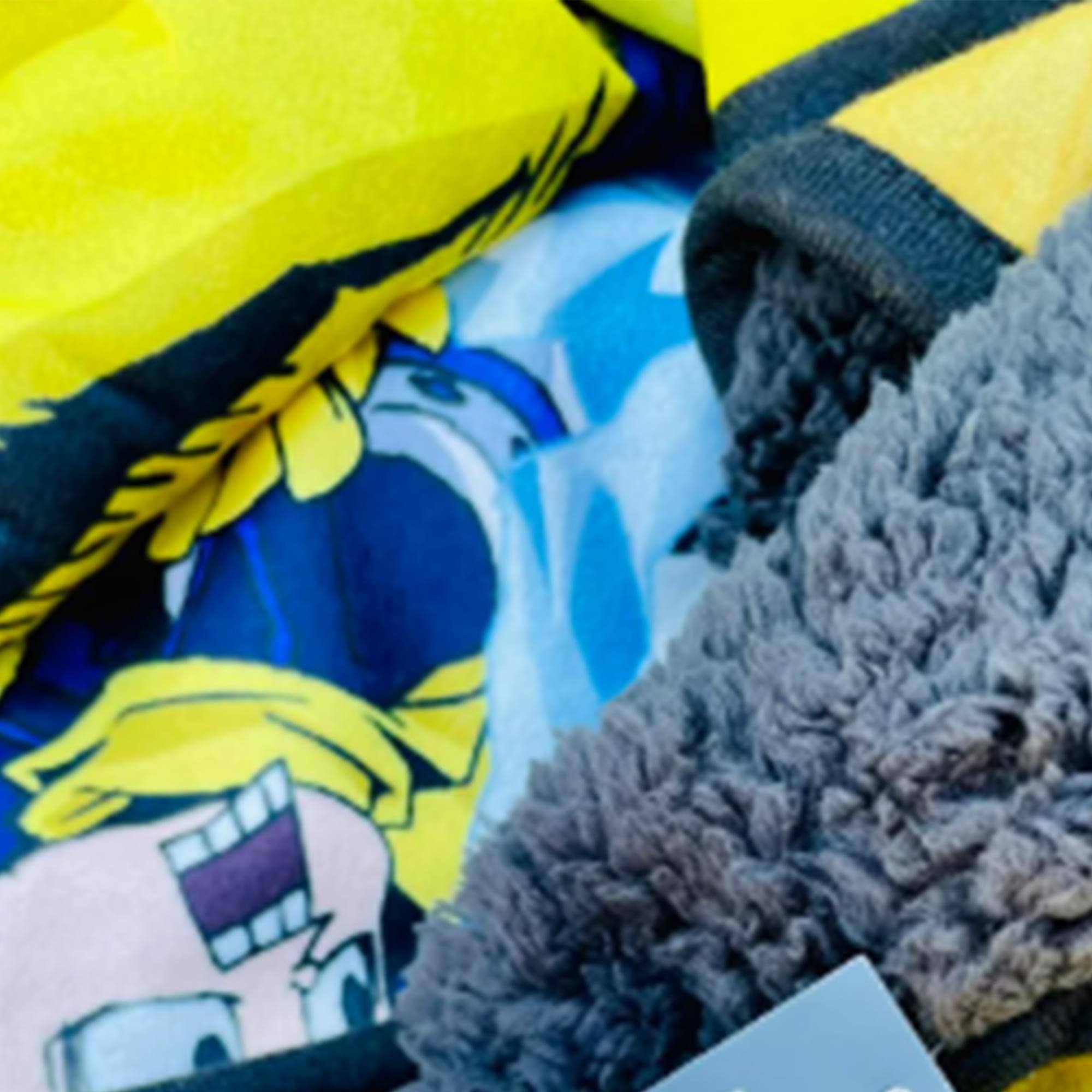 Alt View 2. Just Funky - My Hero Academia All Might 45 x 60 Inch Fleece Throw Blanket - Multi-Color.