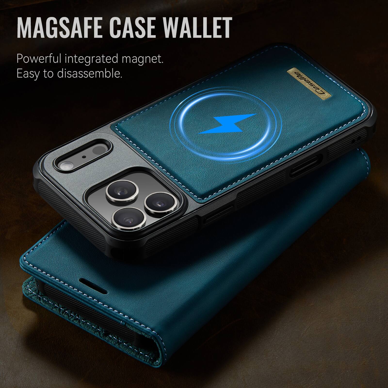 MAGSAFE CASE WALLET

Powerful integrated magnet.  
Easy to disassemble.
