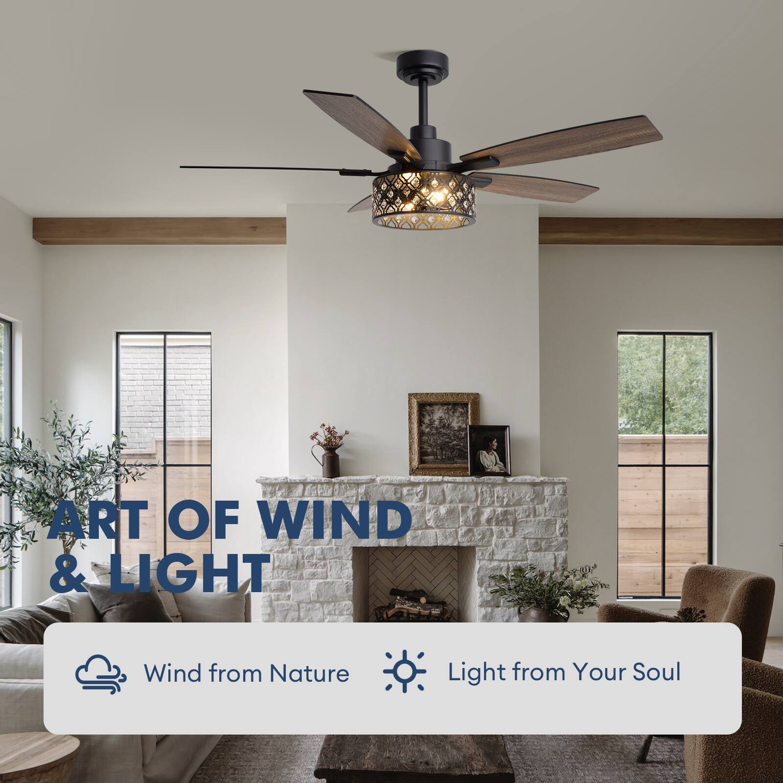 ART OF WIND & LIGHT  
Wind from Nature  
Light from Your Soul
