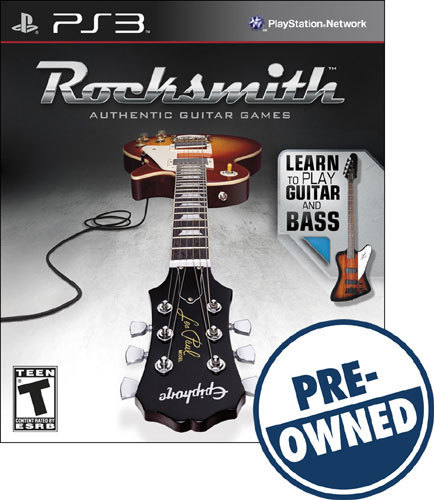  Rocksmith Guitar and Bass — PRE-OWNED - PlayStation 3