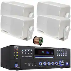 PYLE AMPLIFIER
BUILD-IN DVD PLAYER/BT
PyleUSA.com
MPS AMUSE
INPUT MENU AM/FM A/B
ST/MD MEMORY TUNING - TUNING
-10 -2 P300
UPEN PLET LOSS PAUSE SY
FREW MOXT L OH R TERE MRASS MIRBLE MVIL
MASTER VOLUME SUB VUL POWER P/MP3 HEADPHONE MIC2
asa am + Bws J - - ON OFF