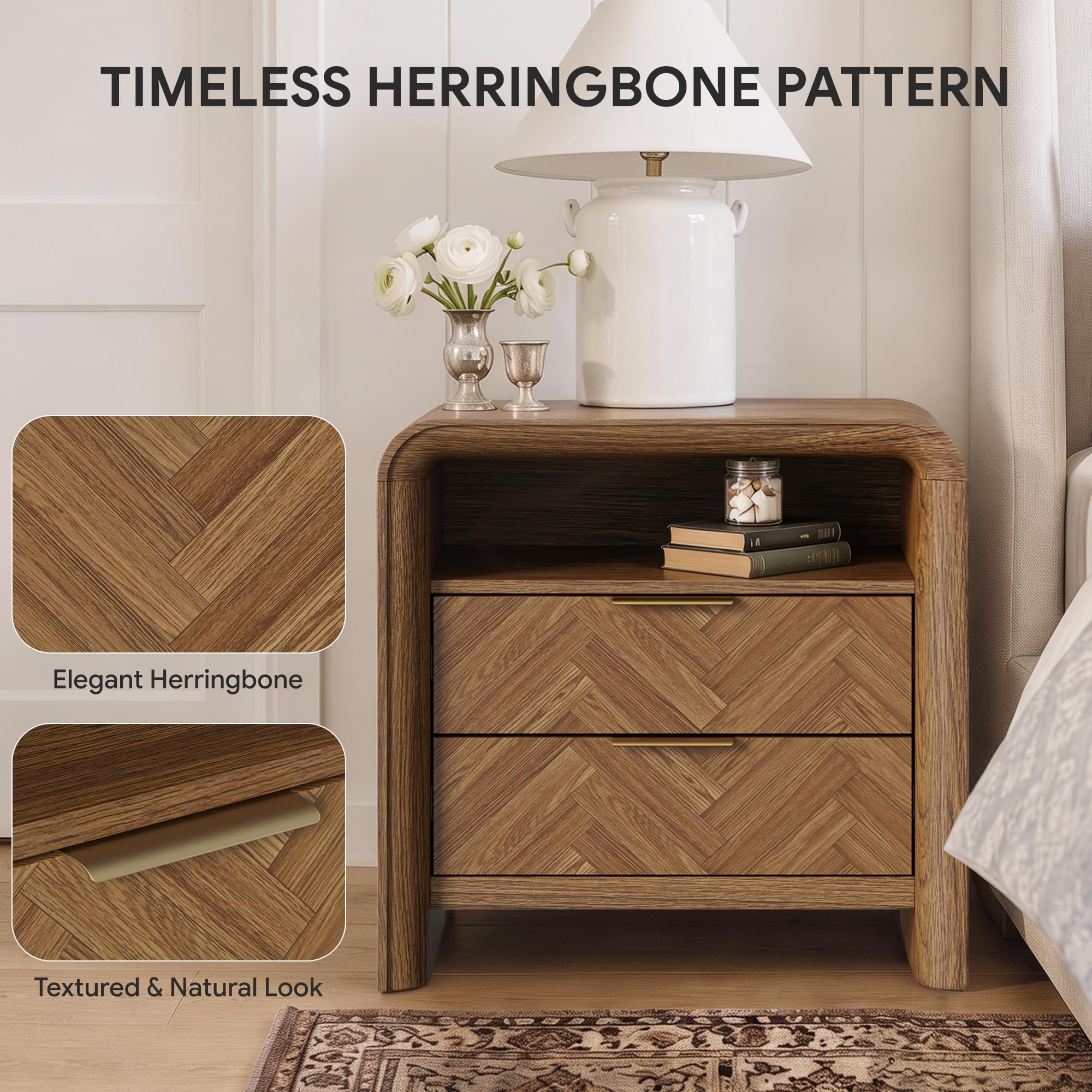 TIMELESS HERRINGBONE PATTERN

Elegant Herringbone

Textured & Natural Look