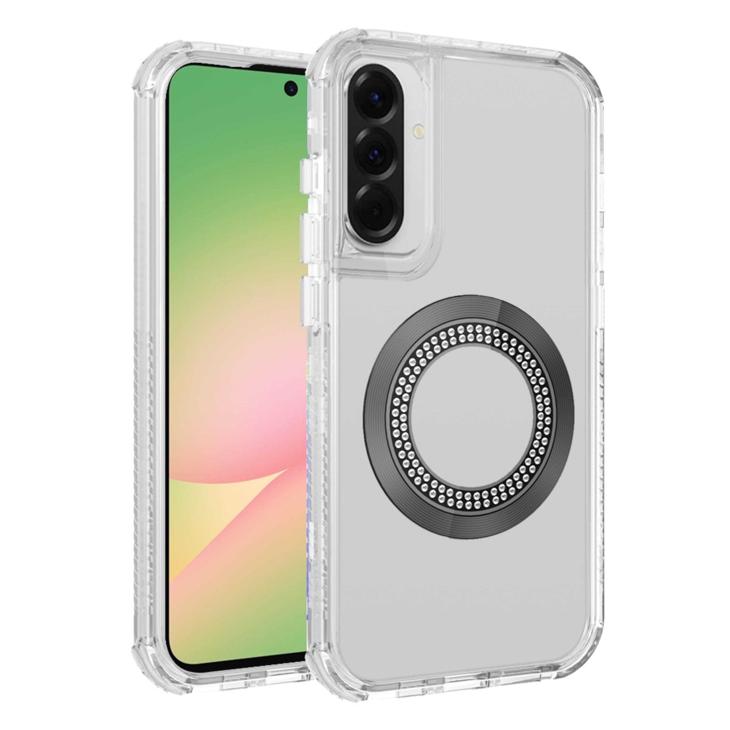 Kitcheniva - Hybrid Phone Case With Magnetic Circle & Tempered Glass For Samsung Galaxy A57 5G - Clear price history on PriceWatchPro