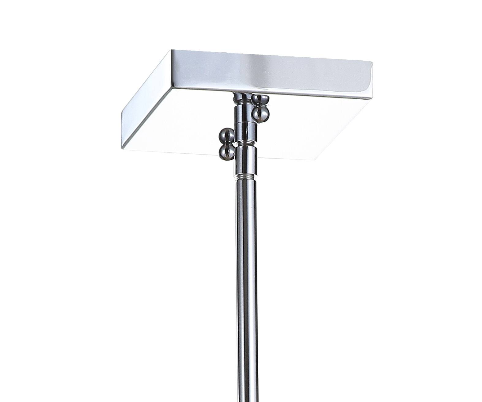 Alt View 5. Jonathan Y - Turing 30.5" Adjustable Metal LED Linear Pendant, Chrome - Chrome.