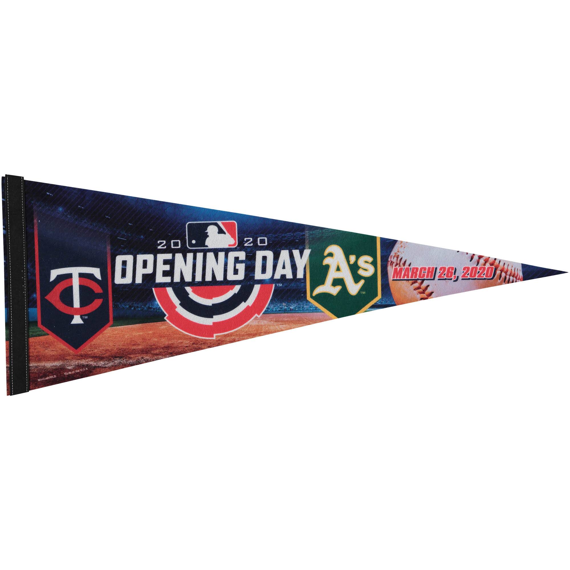 WinCraft - Athletics vs 12'' x 30'' 2020 Opening Day Pennant - Multicolor