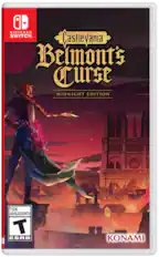 NINTENDO SWITCH Castlevania Belmont's Curse MIDNIGHT EDITION
TEEN ADOLESCENTS T ESRB
KONAMI