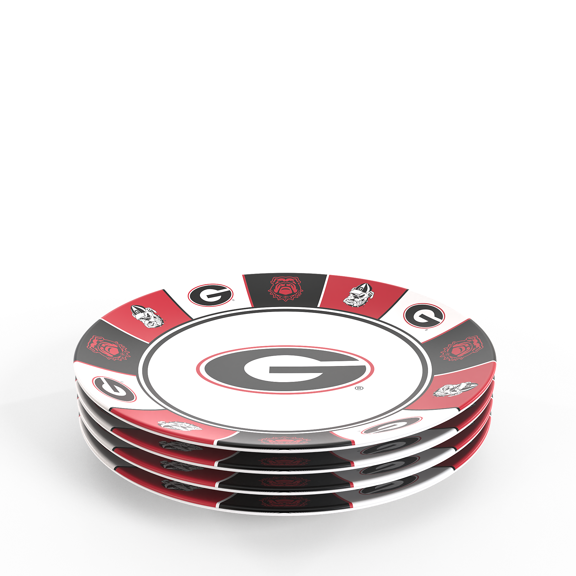 Tervis Georgia Bulldogs Four Piece Melamine Dinner Plate Set tervis-georgia-bulldogs-four-piece-melamine-dinner-plate-set