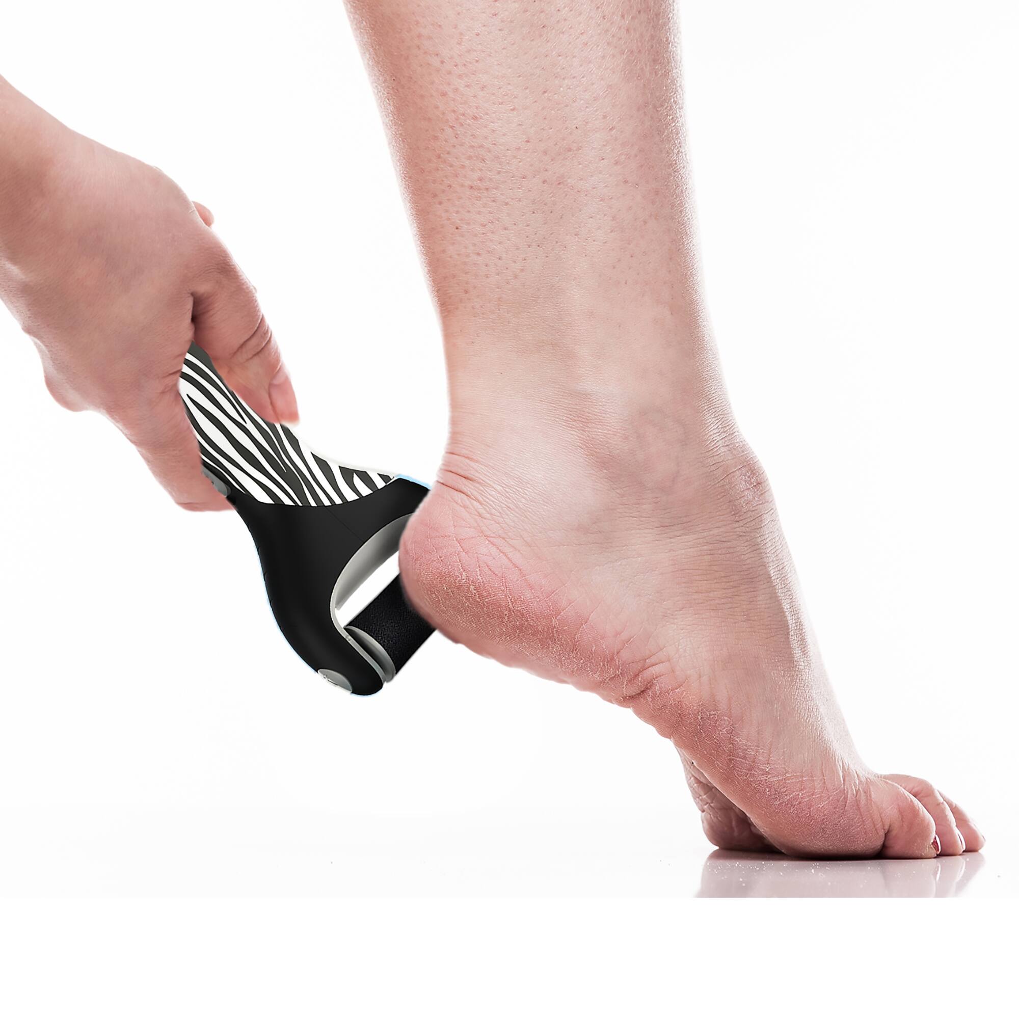 Left. Pursonic - Pedi Perfect Foot File Battery Operated Callus Remover Tool - Multicolor.