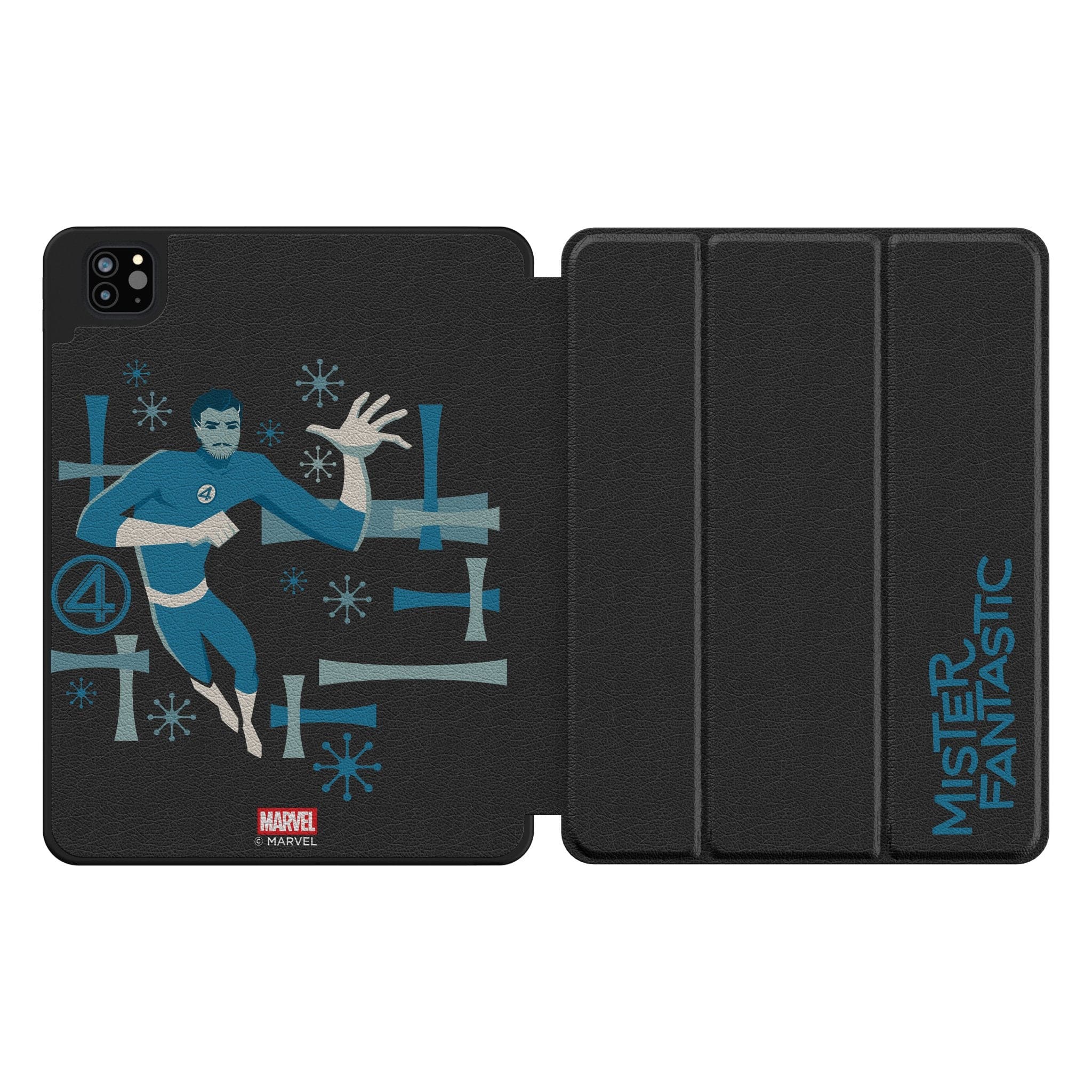 Keyscaper - Marvel Badge Tablet Case - Apple iPad Air 13in (M2/M3) - Mister Fantastic