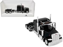 HO Logistics Replicas - Peterbilt 589 Truck with 72 Inch Sleeper 1/87 (HO) Plastic Model Car by HO Logistics - Black