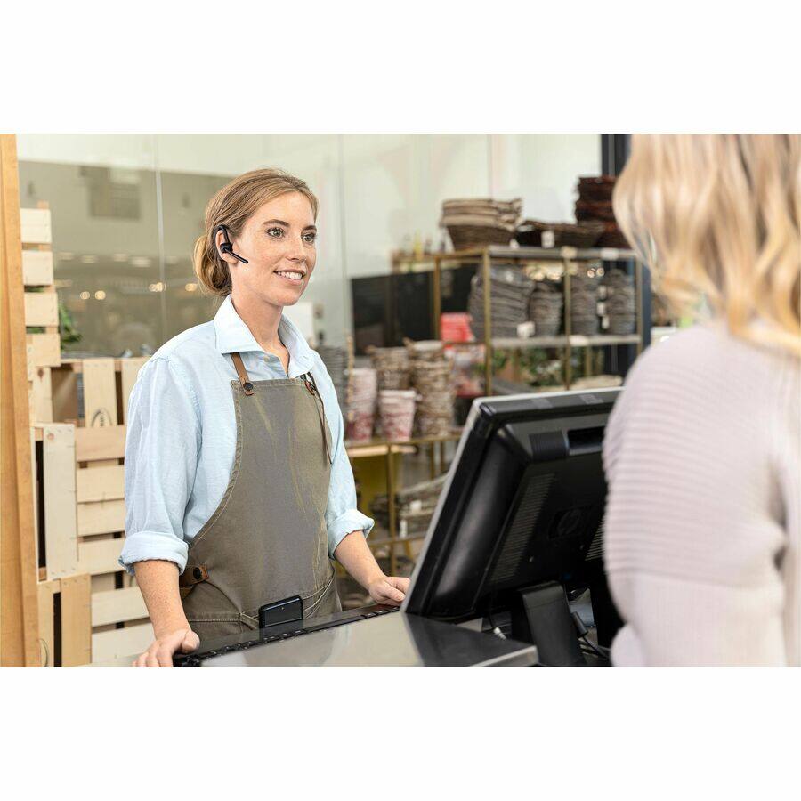 Alt View 2. Jabra - Jabra Perform 45 SE Earset - Microsoft Teams Certification - Mono - True Wireless - Bluetooth - 328.1 ft - 20 Hz to 20 - Unknown.