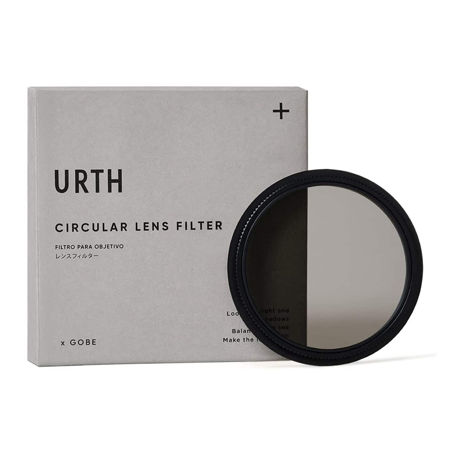 Urth - 86mm CPL Filter with Rotating Adapter for Square Filter Holder (Black)