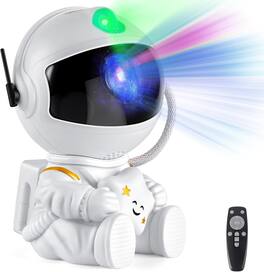 AENKYO - Astronaut Galaxy Projector, Star Projector Galaxy Night Light for Kids, Nebula Ceiling LED Lamp,with Timer and Remote
