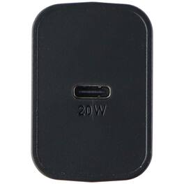 OtterBox - 20W USB-C Fast Charge Wall Adapter Travel Charger - Black - Black