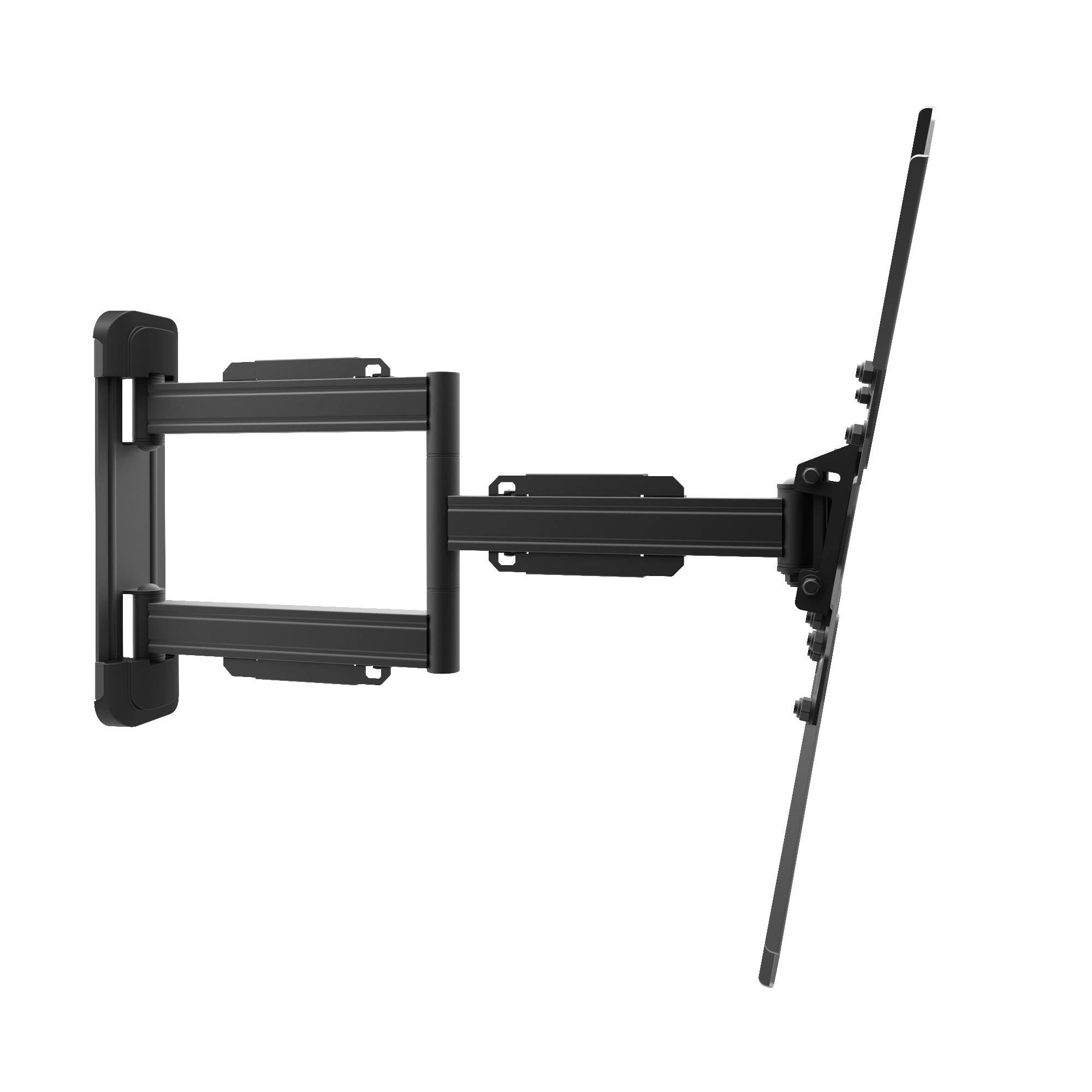 Alt View 1. Kanto - Full Motion Single Stu TV Wall Mount for 25" - 75" TVs - Black.