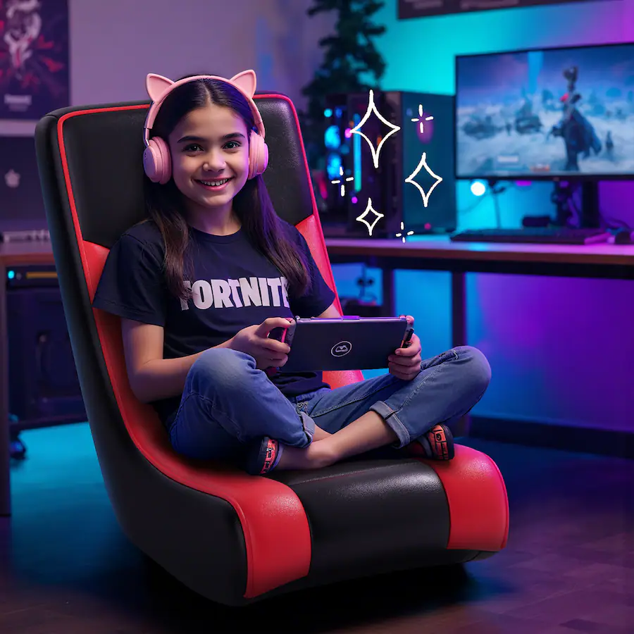 GTPlayer Rocker Floor Gaming Chair Ergonomic Comfortable Floor Rocker ...