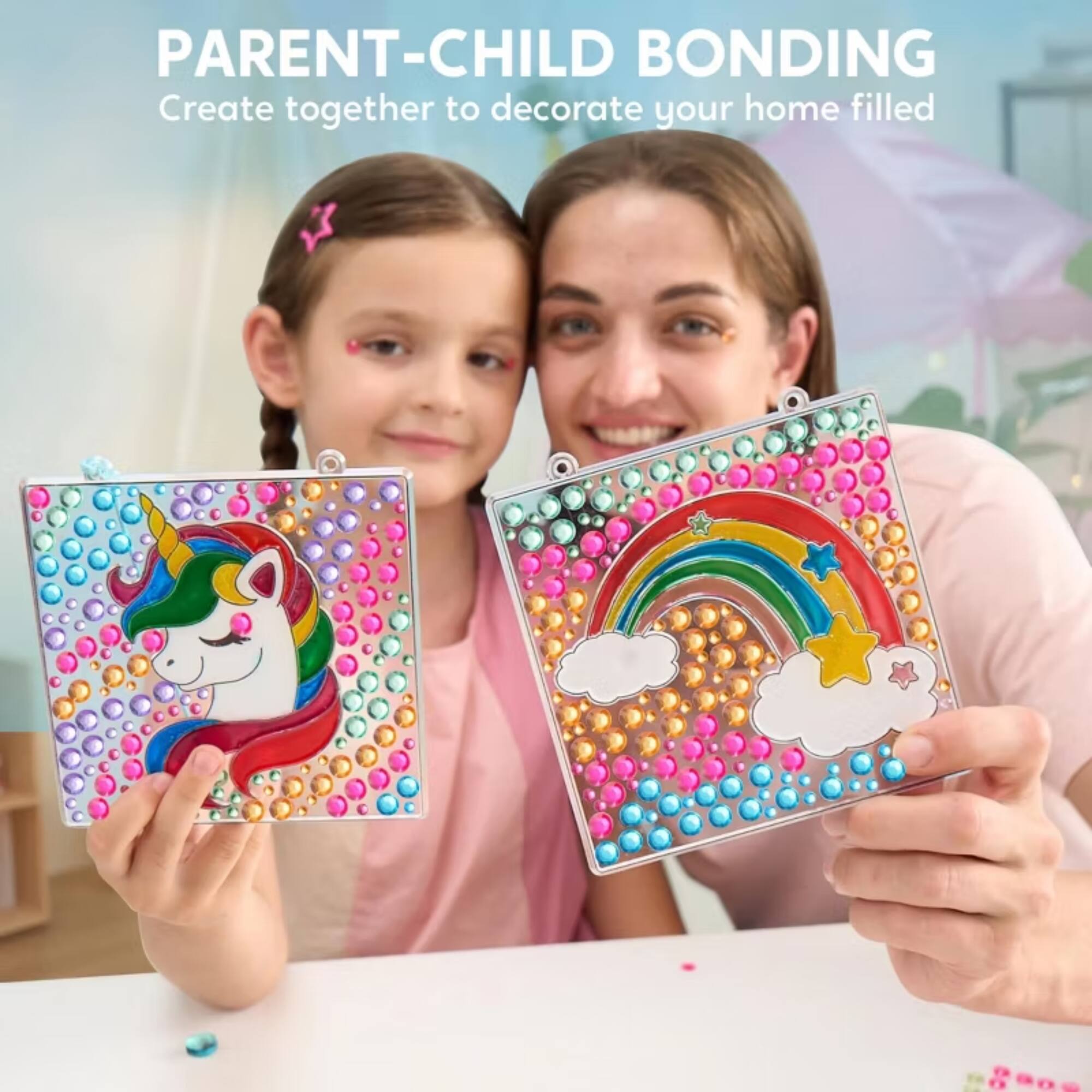 PARENT-CHILD BONDING  
Create together to decorate your home filled