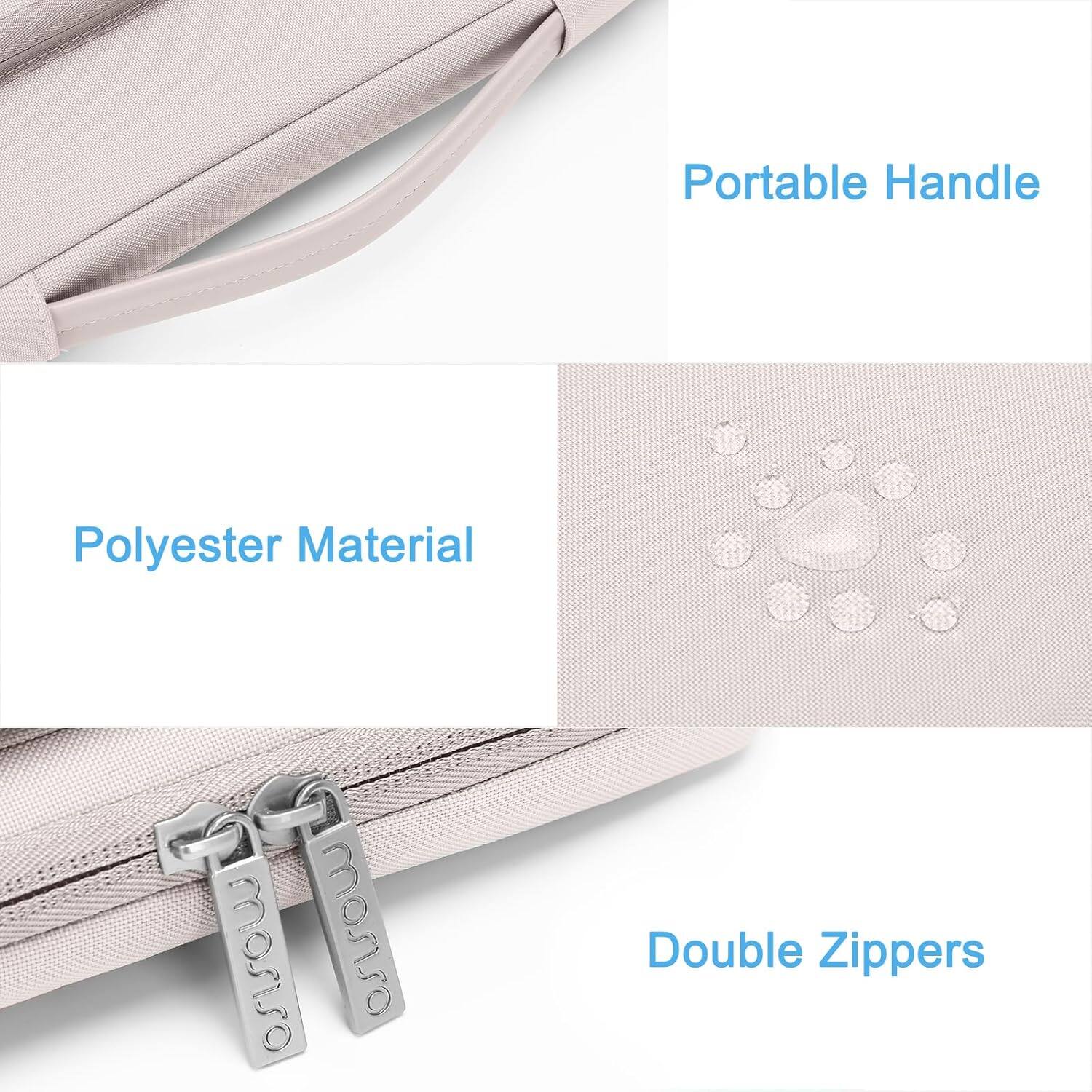 - Portable Handle
- Polyester Material
- Double Zippers