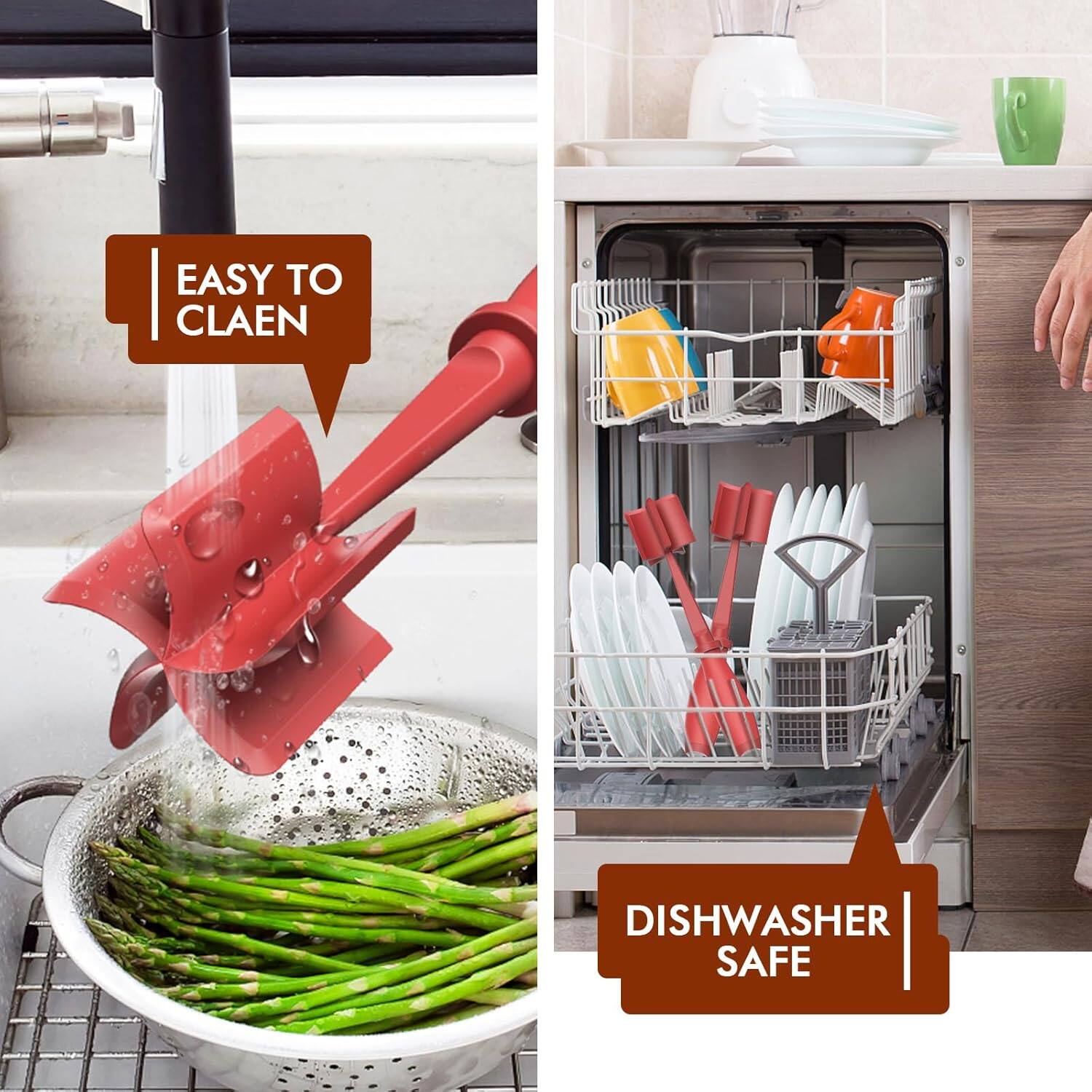 EASY TO CLEAN  
DISHWASHER SAFE