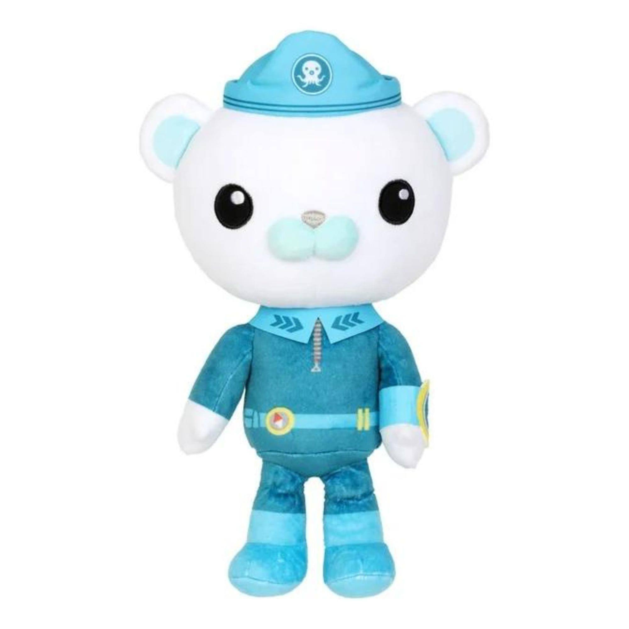 Moose Toys - Octonauts Above & Beyond Captain Barnacles 13 Inch Talking Plush - Blue