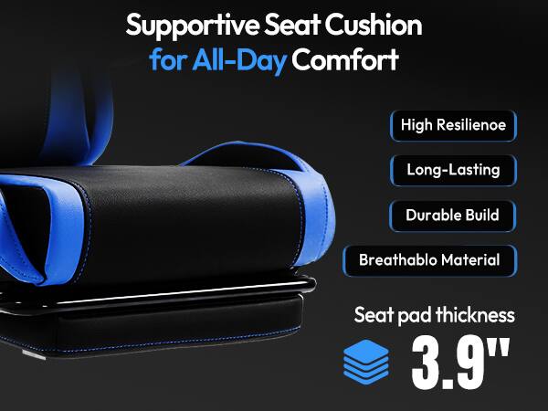 Supportive Seat Cushion for All-Day Comfort

- High Resilience
- Long-Lasting
- Durable Build
- Breathable Material
- Seat pad thickness 3.9"