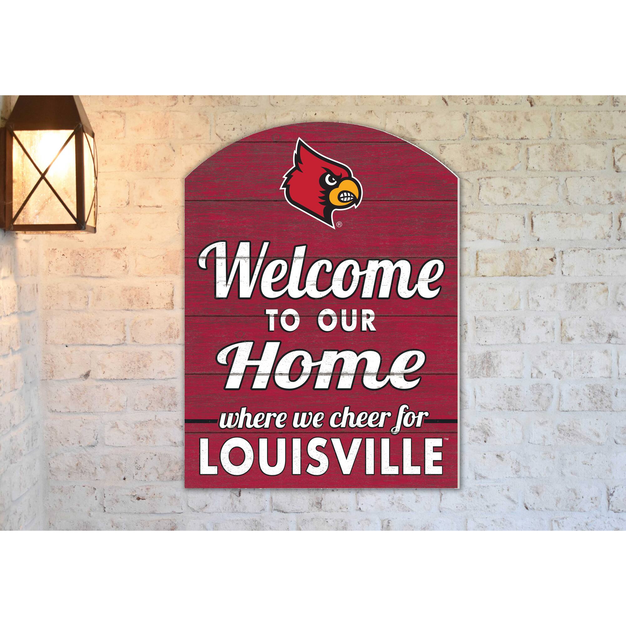 Jardine Louisville Cardinals 16'' x 22'' Marquee Sign Red - Best Buy