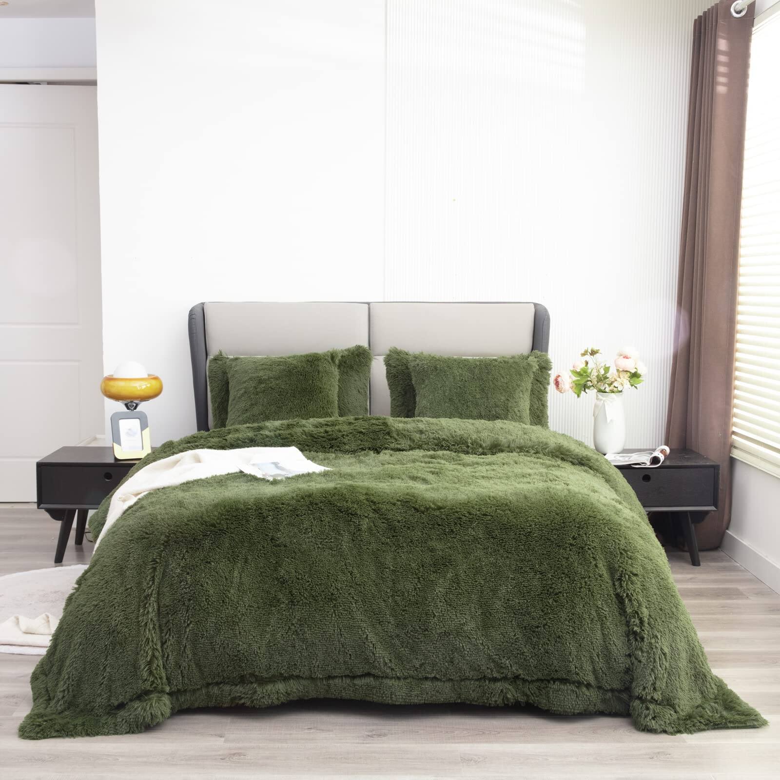 Olive Green Queen90" x 90"