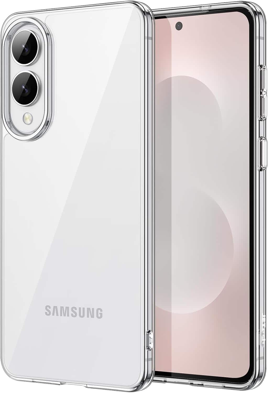 Entronix - Case Compatible with Galaxy S25 Edge - [Hard Back] Cover - Clear