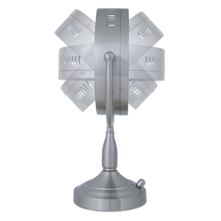 Alt View 2. Zadro - LED Lighted Makeup Mirror with 8X/1X Magnifications - Satin Nickel.