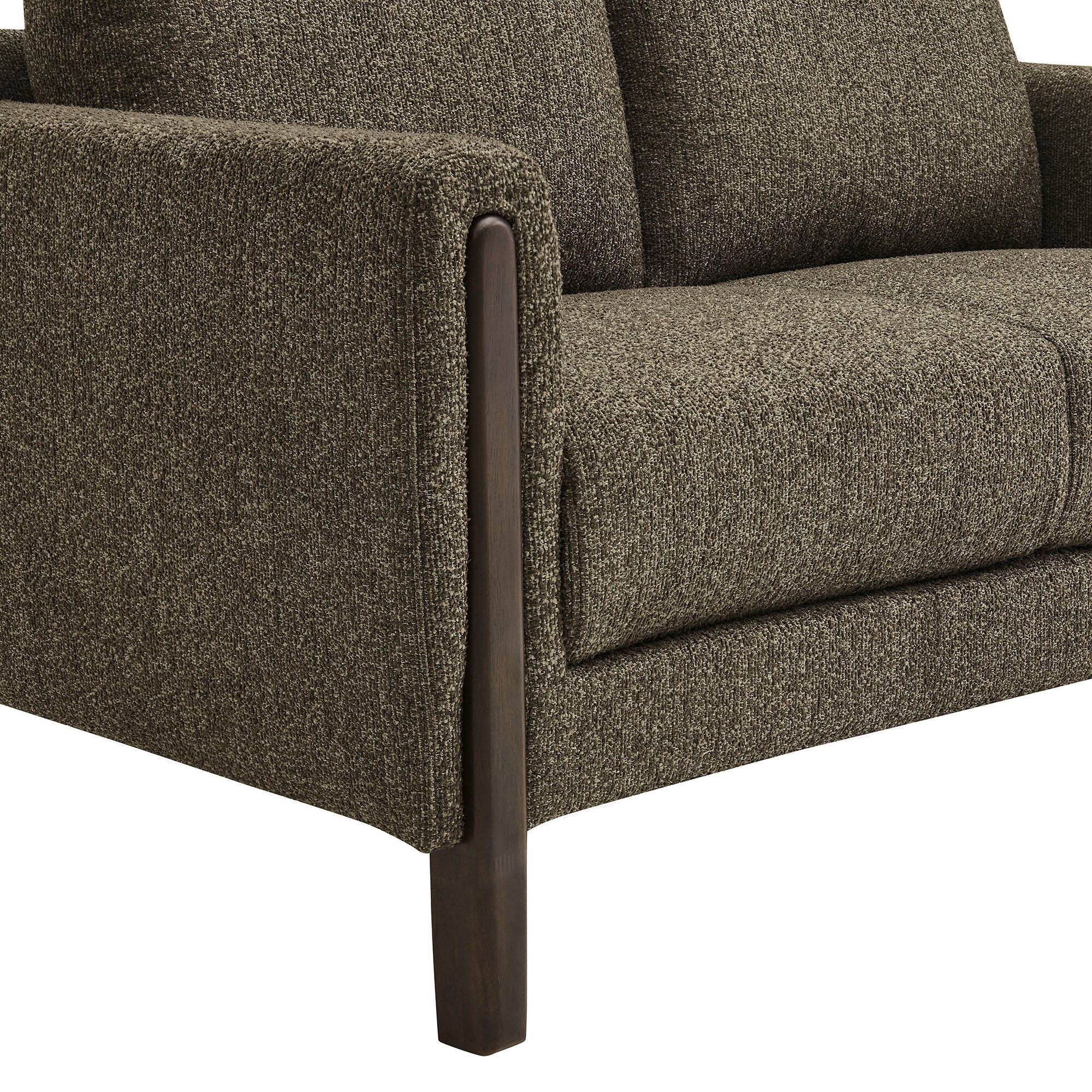 Alt View 5. Modway - Hawken Boucle Fabric Loveseat by Modway - Antique Espresso.