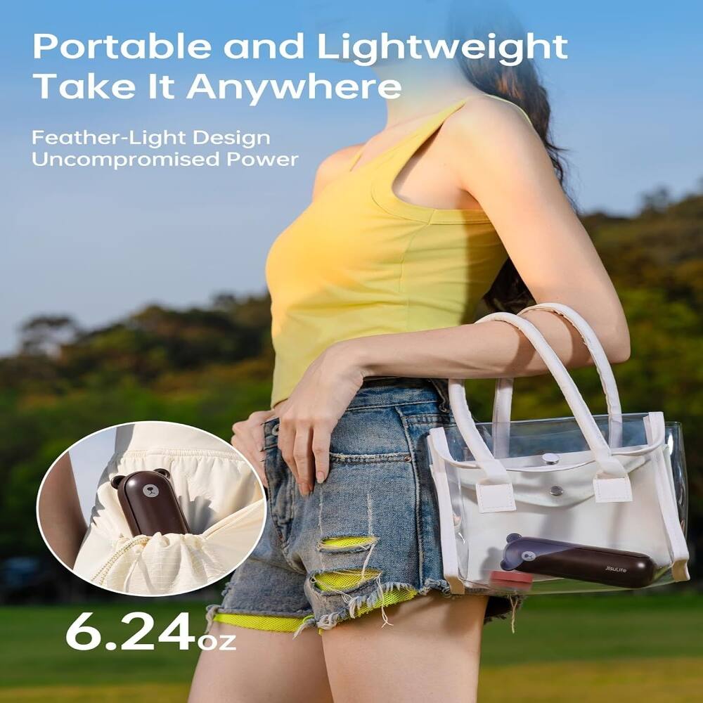 Portable and Lightweight  
Take It Anywhere  

Feather-Light Design  
Uncompromised Power  

6.24oz