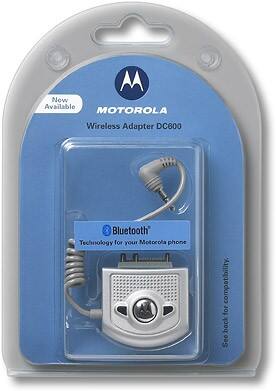 Front Standard. Motorola - Bluetooth Adapter for Motorola Cell Phones.