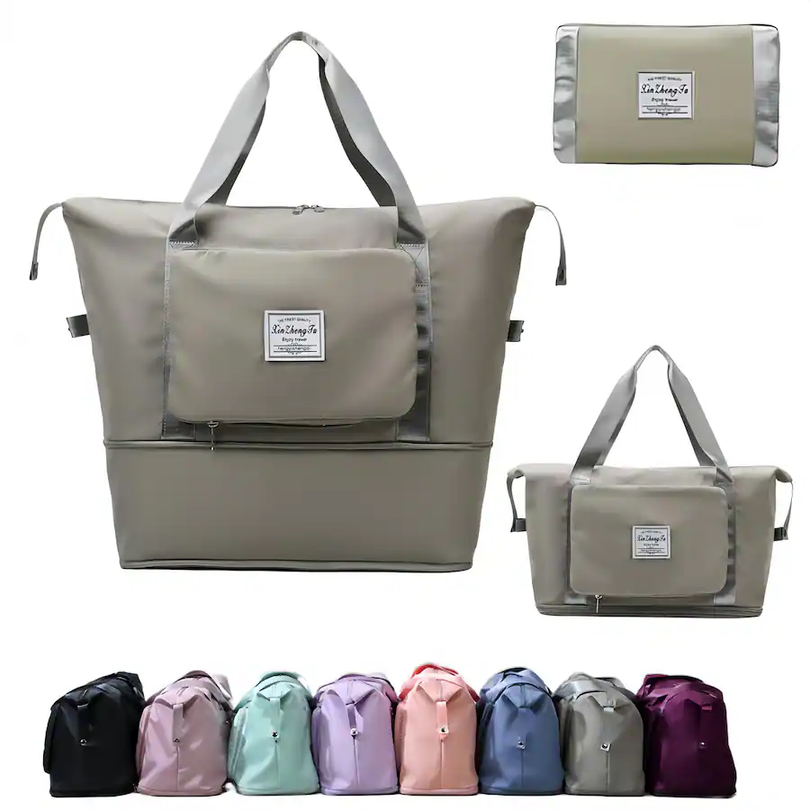 Paradigms Interiors Large Capacity Foldable Travel Bag Expandable ...