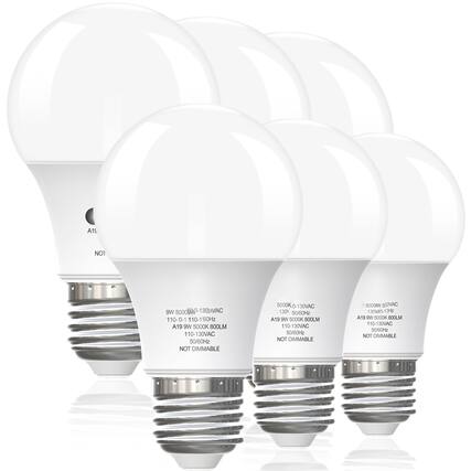 A1 NOT 9W 5000K 30//AC 110-0-1 10-1'60Hz
A19 9W 5000K 800LM 110-130VAC 50/60Hz NOT DIMMABLE
5000K 0-130VAC 0-130% 50/60Hz
A19 9W 5000K 800LM 110-130VAC 50/60Hz NOT DIMMABLE
5000K 130VAC 130VA 5-13H
A19 9W 5000K 800LM 10-130VAC 50/60Hz NOT DIMMABLE