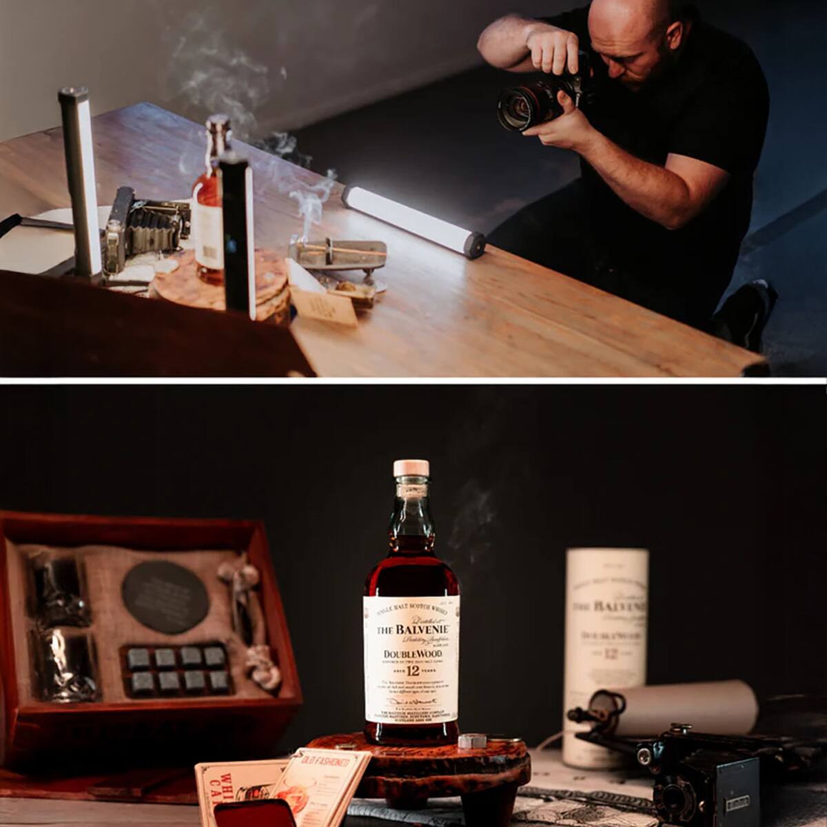 COLLEGE SNIZ SON Diedoe THE BALVENIE DOUBLEWOOD 12 CA WHIS