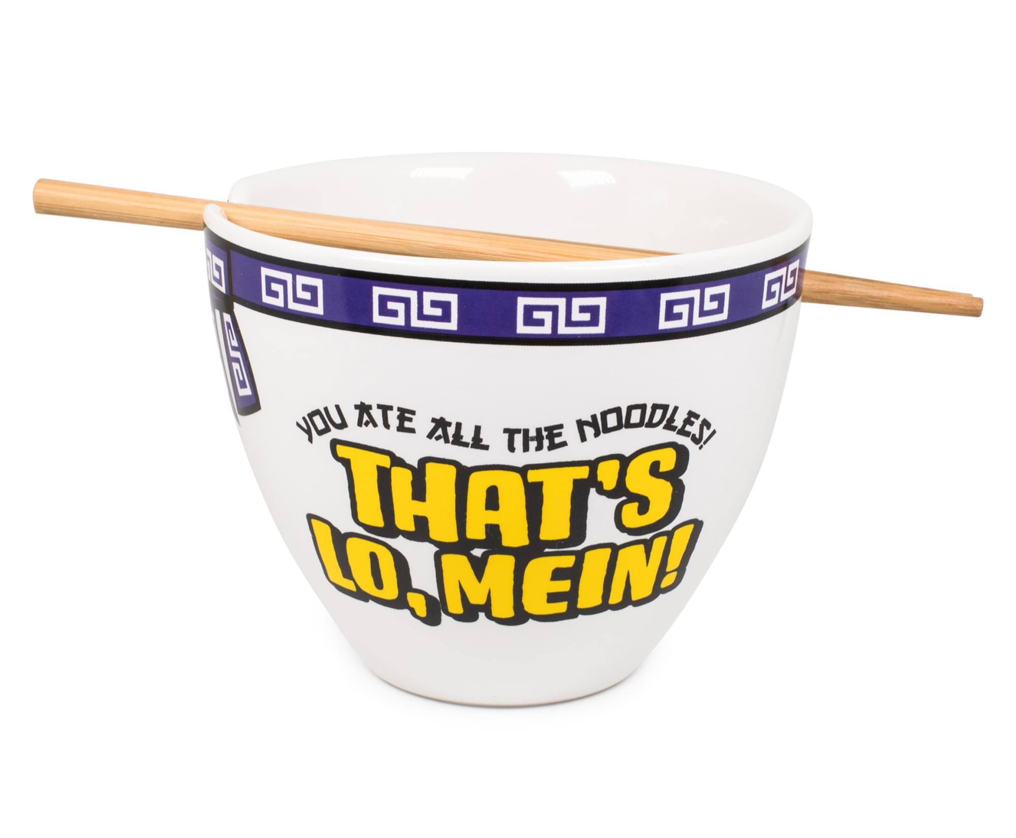 You ate all the noodles! That's lo mein!