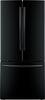 Samsung - 21.6 Cu. Ft. French Door Refrigerator - Black-Front_Standard
